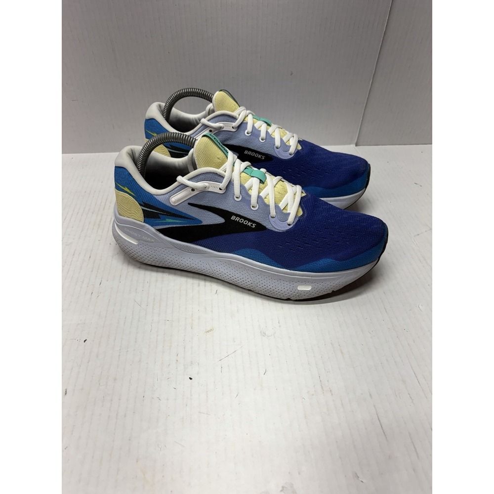 Brooks x Damon Brown Ghost Max Blue Yellow Black Women Running Shoes